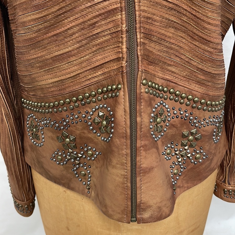 Double D Ranch Leather Jacket - Picture 3 of 7